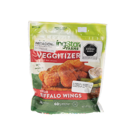 Alitas Búfalo Veganas 298g -Morning Star