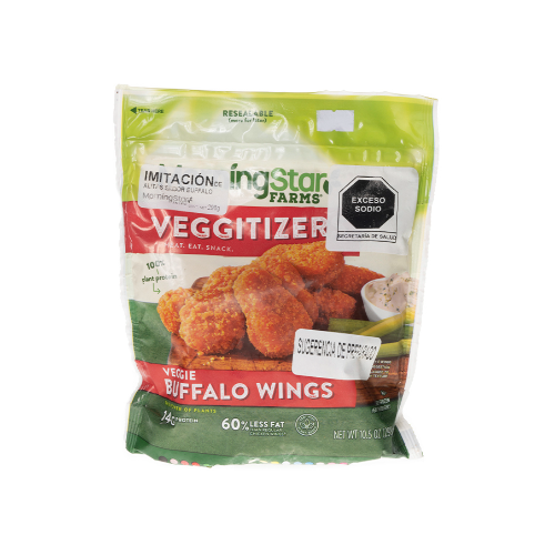 Alitas Búfalo Veganas 298g -Morning Star