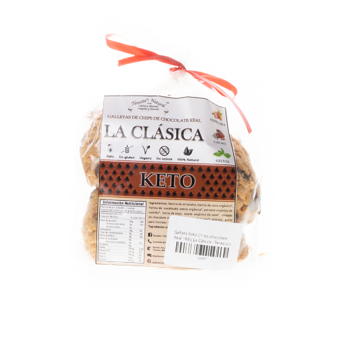 Galleta Keto Chips chocolate Real 168g La Clásica - Teresita's