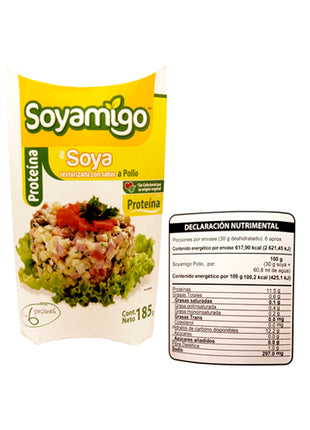 Textured Soy with Flavor 185g - Soyamigo