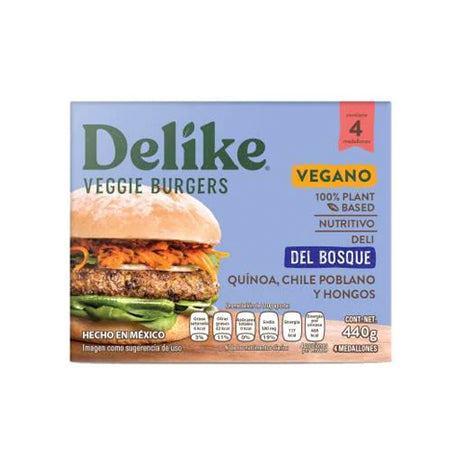 素食漢堡 Del Bosque 440g - Delike