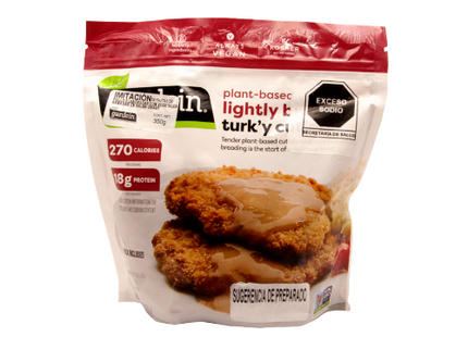 Fajita de pollo vegana bañada en salsa Gravy 350g -Gardein