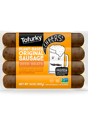 Beer Brats Sausage 397g - Tofurky