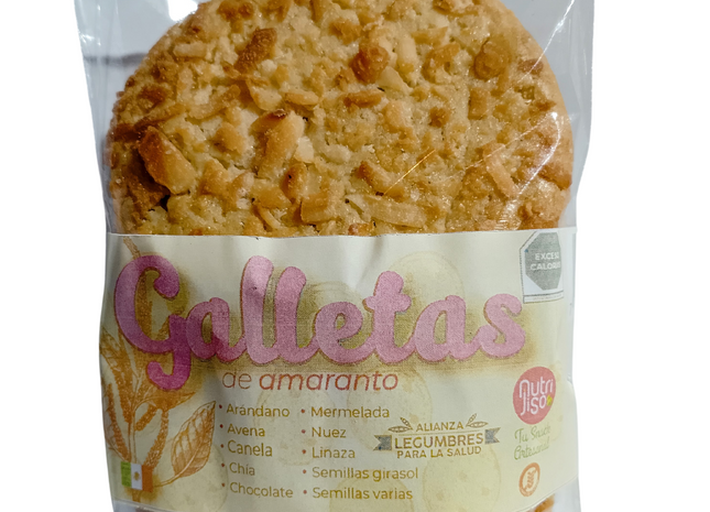 Galleta de amaranto surtida 4PZ -Nutrijiso