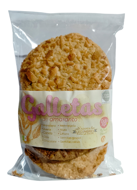 Galleta de amaranto surtida 4PZ -Nutrijiso