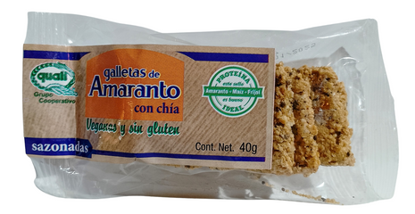 Galletas de amaranto Sin Gluten 40g - Quali