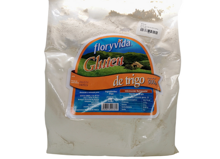 Gluten de trigo en polvo 500g - Flor y Vida