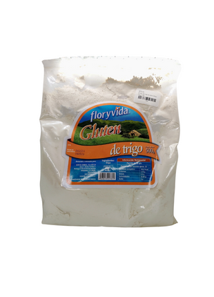 Wheat gluten powder 500g - Flor y Vida