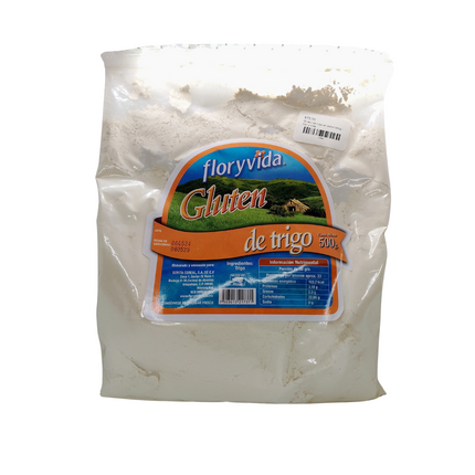Gluten de trigo en polvo 500g - Flor y Vida