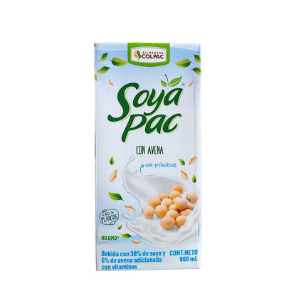 Leche vegetal de soya y avena 960ml - Colpac