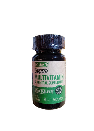 Vegan multivitamin and mineral supplement 90 tablets-Deva