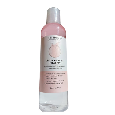 Agua micelar bifásica Rosas 125ml - City MakeUp