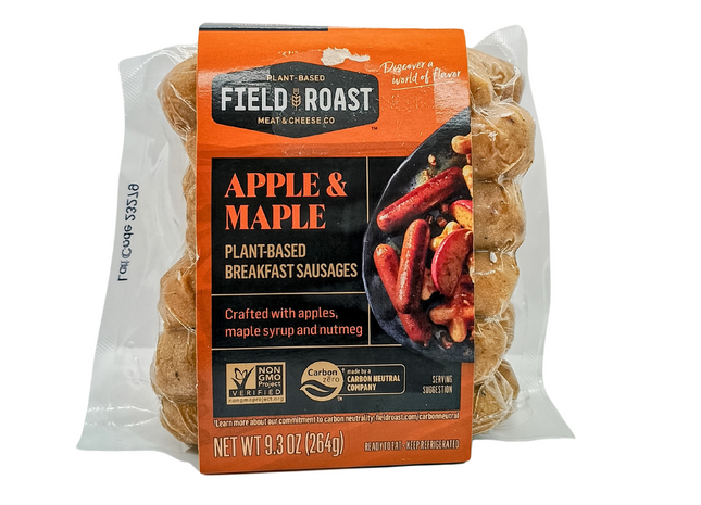Mini Salchicha Sabor Maple Y Manzana 264g - Field Roast