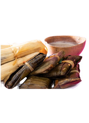 Tamales veganos de hoja de Maíz