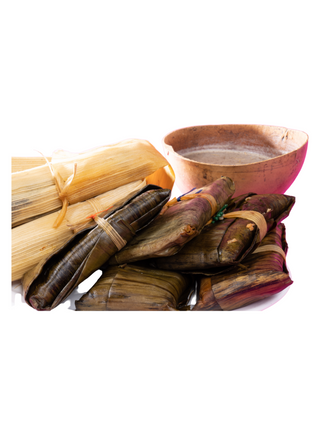 Tamales veganos de hoja de Maíz