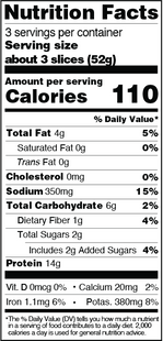 Bologna ham 156g - Tofurky